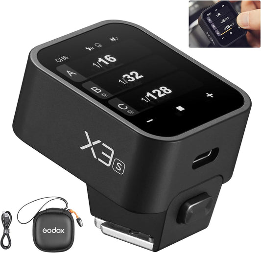 Godox X3S TTL Wireless Flash Trigger for Sony Camera OLED