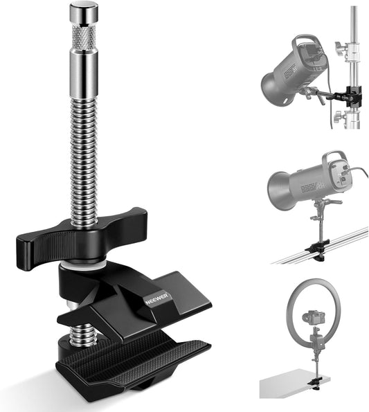 Neewer 10103092 6" End Jaw Grip Clamp with 5/8" Stud