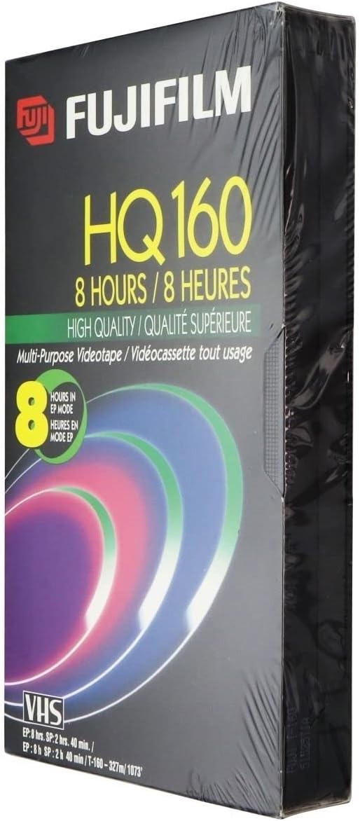 Fujifilm 23021161 Standard Grade 8-Hour VHS Video Tape