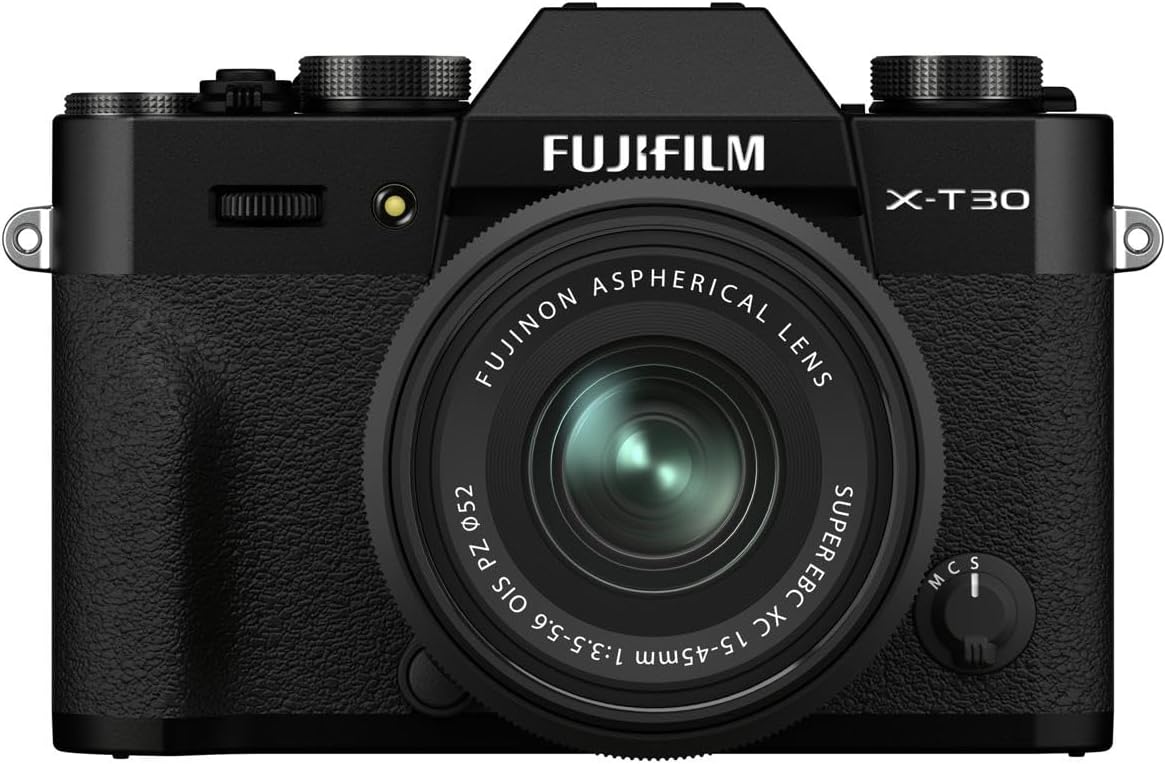 Fujifilm X-T30 II XC15-45mm Black Mirrorless Camera Kit