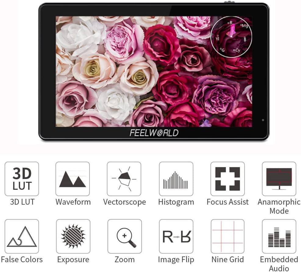 FEELWORLD LUT5: 5.5" 3000nit Touch Screen Camera Monitor