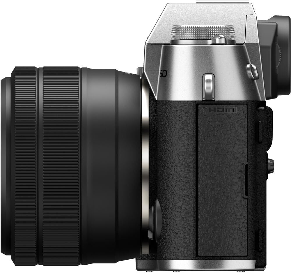 Fujifilm X-T50 X-T50 Camera with XC15-45mm Lens & Accessories Bundle - Silver