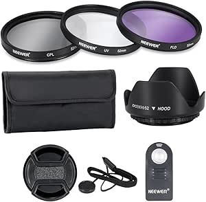 Neewer 90083637@@##3 52MM Filter Kit Remote Control