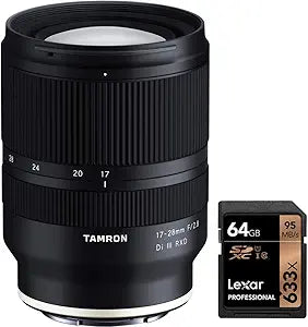 Tamron E10TM1728F28S 17-28mm f/2.8 Di III RXD Lens for Sony E-Mount with Accessories