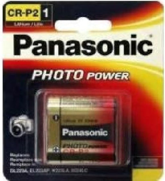 Panasonic CR P2 6V Lithium Battery 8-Pack