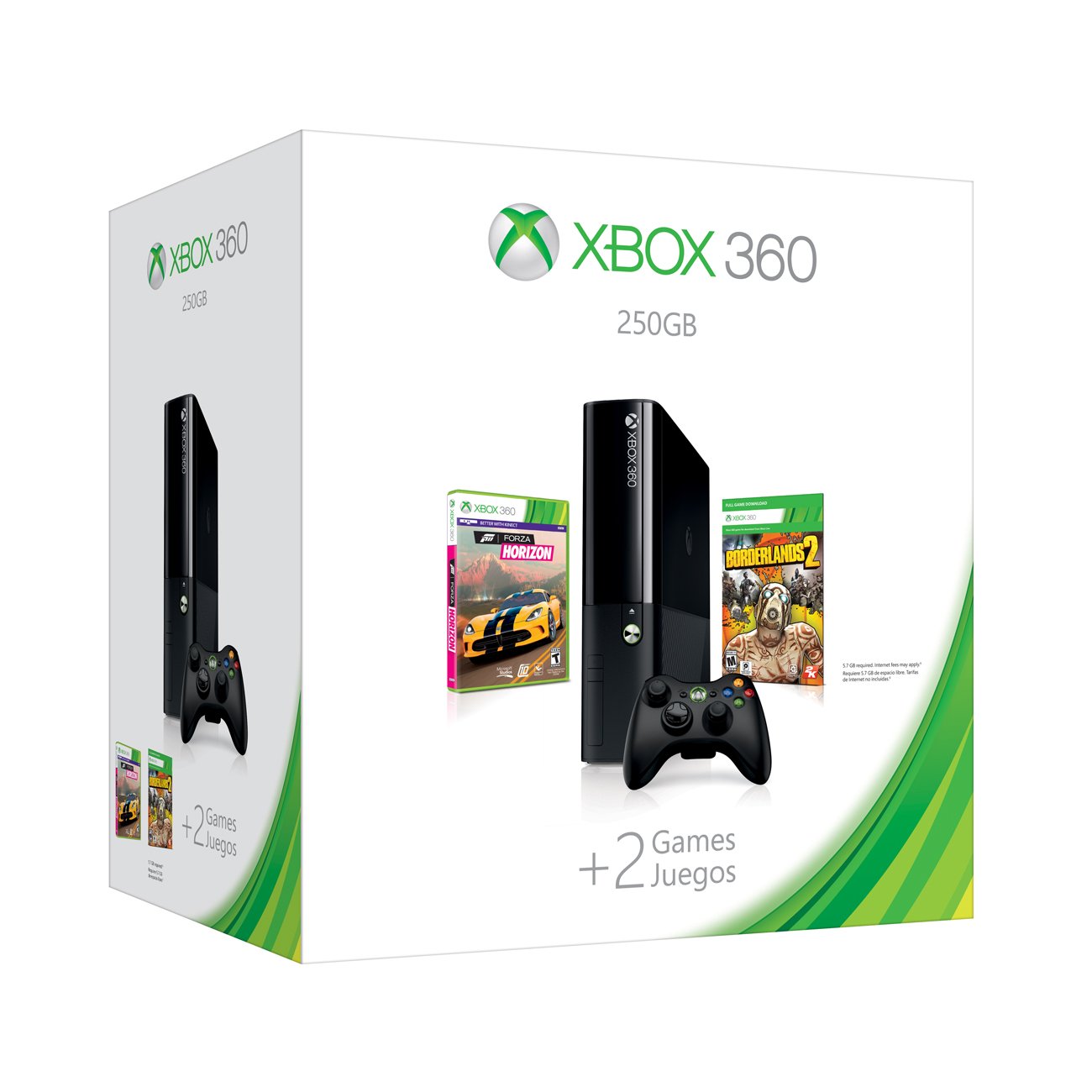 Microsoft N2V-00064 Xbox 360 E 250GB Bundle