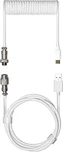 Cooler Master KB-CWZ1 Coiled Keyboard Cable White — main product image