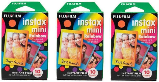 Fujifilm zerkar Instax Mini Rainbow Film 30 Sheets