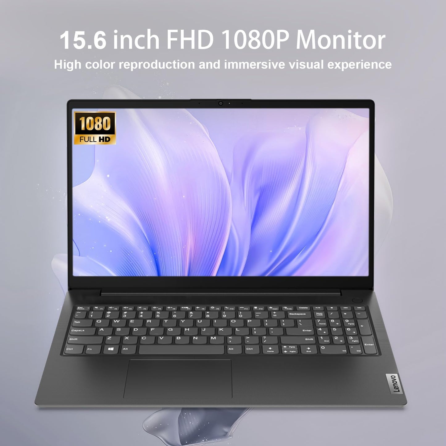 Lenovo 82QY00S4US V15 15.6" FHD Celeron 512GB SSD Win11 Laptop Bundle