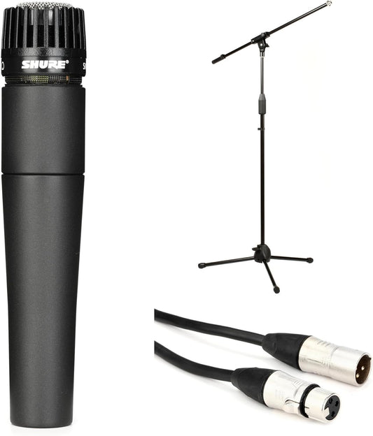 Shure SM57 Package - Instrument Mic with Stand & Cable