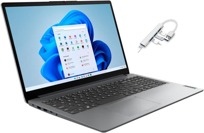 Lenovo Ideapad 1 15.6" HD Laptop Athlon Silver 7120U Bundle