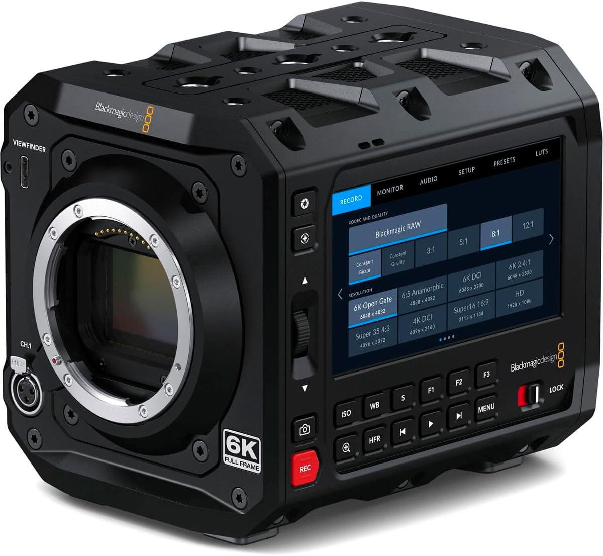 Blackmagic Design CINECAMCPYXH60LFPL PYXIS 6K PL Mount Cinema Camera