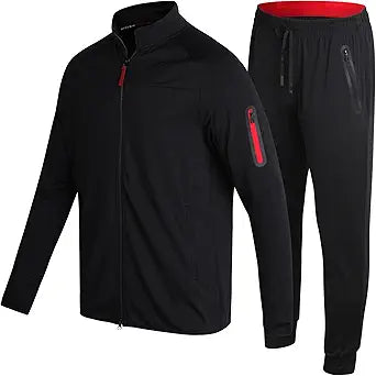 Spyder Mens Tracksuit Performance Zip Hoodie Jogger Set — main product image