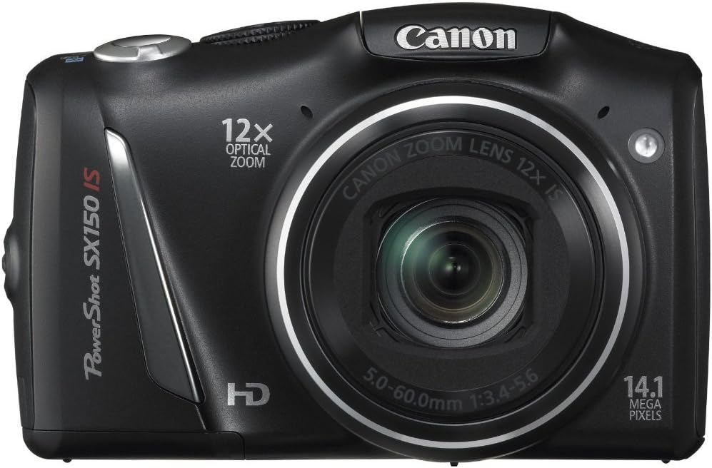 Canon 5664B001 PowerShot SX150 IS - 12x Zoom Digital Camera