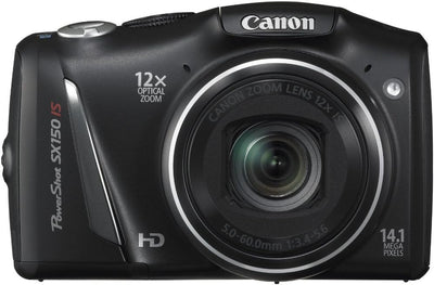 Canon 5664B001 PowerShot SX150 IS - 12x Zoom Digital Camera