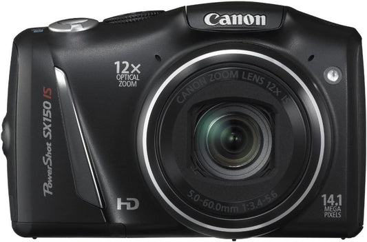 Canon 5664B001 PowerShot SX150 IS - 12x Zoom Digital Camera