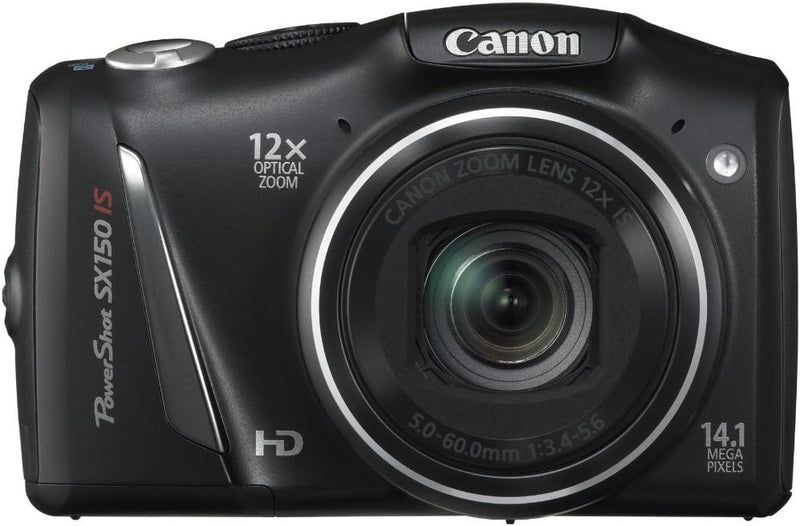 Canon 5664B001 PowerShot SX150 IS - 12x Zoom Digital Camera — main product image
