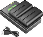 Neewer 10089576 NP-F550 Battery Charger Set (2-Pack)