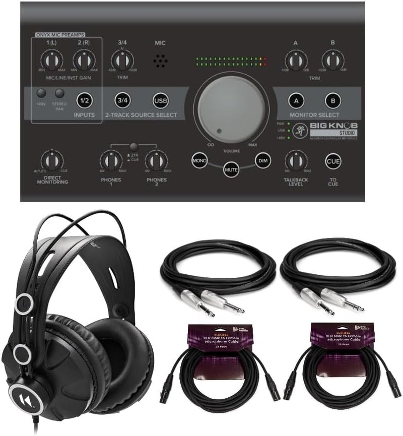 Mackie Big Knob Studio Monitor Controller Interface Bundle — main product image