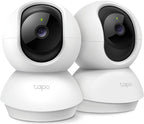 TP-Link Tapo C210P2 2K Pan/Tilt Security Camera, 2-Pack