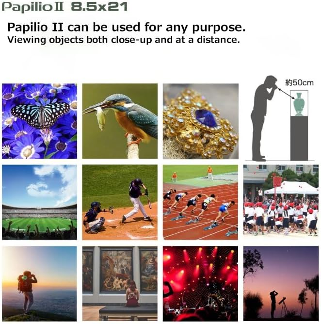 Pentax 62002 U-Series 8.5x21 Papilio II Binocular