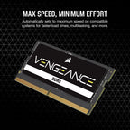 Corsair VENGEANCE SODIMM DDR5 16GB 5200MHz Laptop Memory