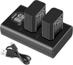 Neewer 10095058 NP-FW50 Battery Charger Dual Pack