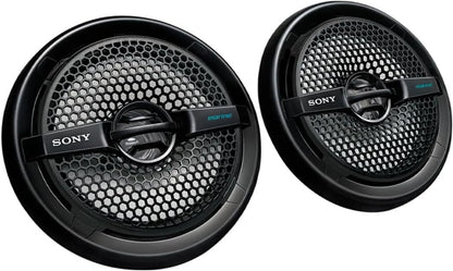Sony XSMP1611B 6.5" Dual Cone Marine Speakers Black