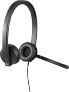 Logitech H570e USB Stereo Headset Renewed