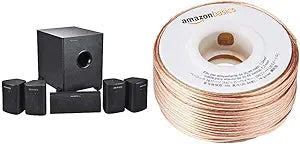 Monoprice 108247 Sound Wall Mount Speakers & Wire Bundle