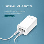 TP-Link TL-POE2412G Gigabit PoE Injector Adapter