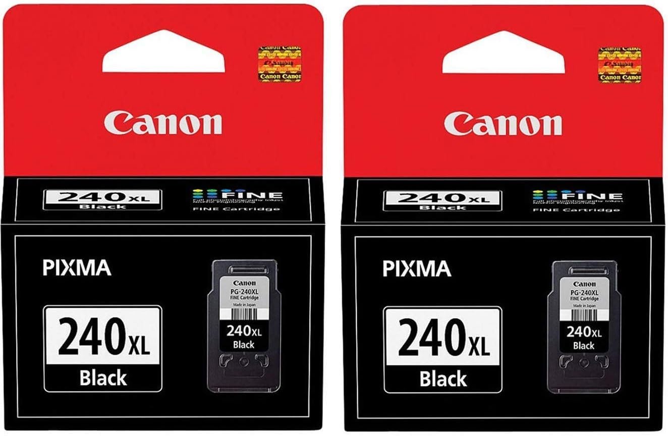 Canon 5206B001 PG-240XL Black Ink Cartridge 2-Pack