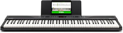 Alesis RECITAL PLAY KO 88-Key Beginner Piano Keyboard Bundle