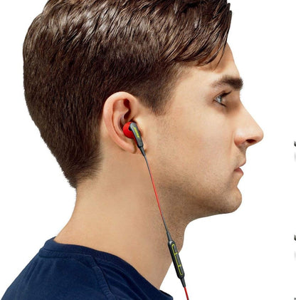 Bose SoundSport In-Ear Headphones with Mic (Apple) - Red Renewed