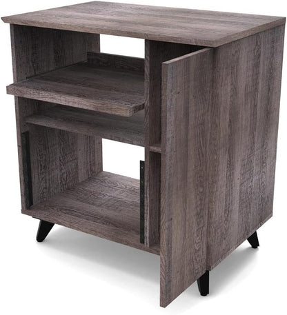 Glorious 246886 Modular Side Rack Walnut Studio