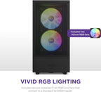 NZXT CC-H51FB-R1 H5 Flow RGB Gaming Case Black