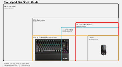 Glorious G-L Large Black Cloth Gaming Mousepad