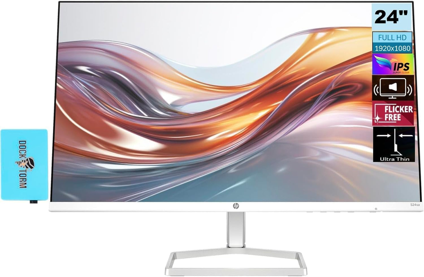 HP Series 5 524sa 24" FHD Monitor with Speakers