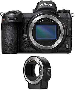 Nikon Z7 Full-Frame Mirrorless Camera with FTZ Adapter (Renewed)