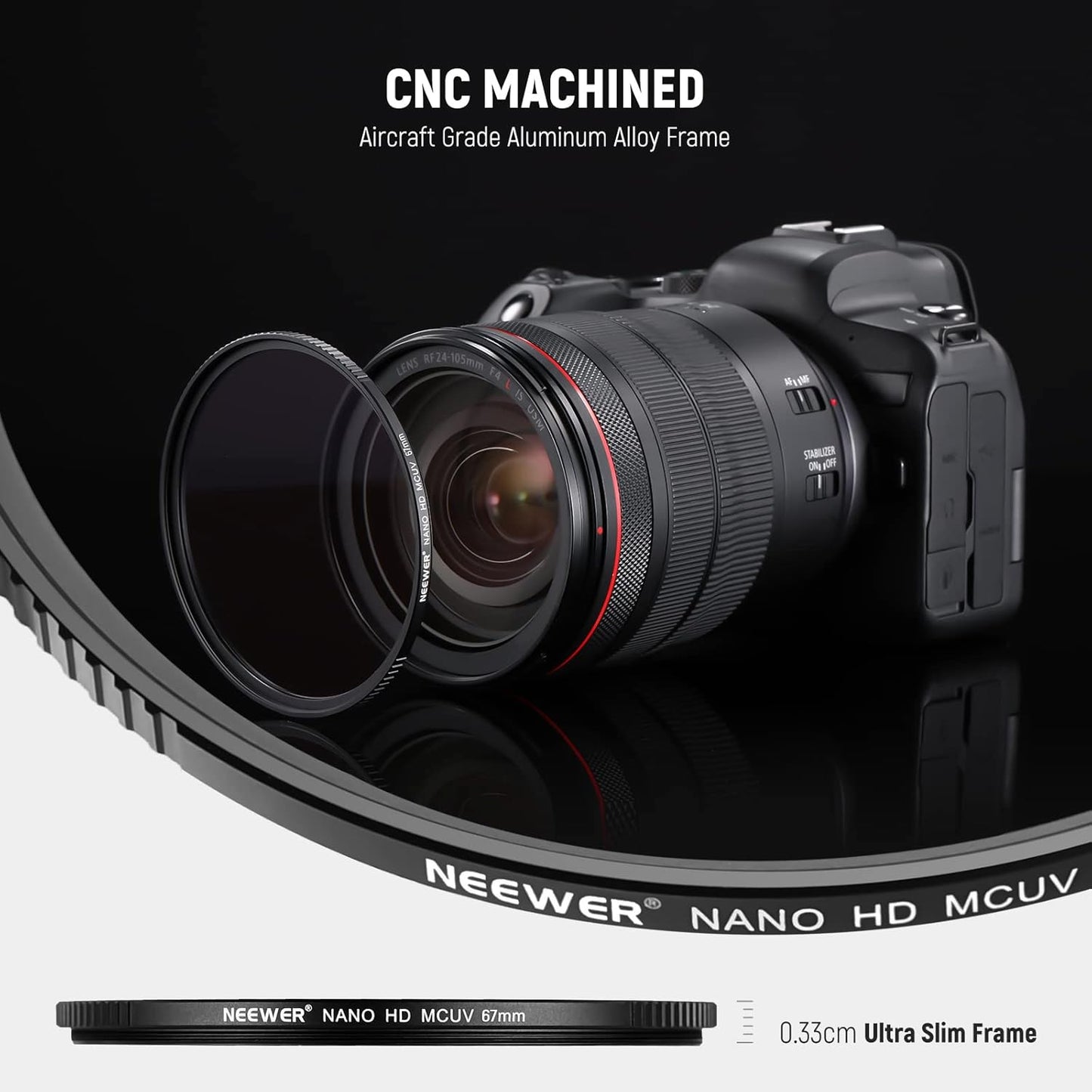 Neewer 10101408 67mm Ultra Slim UV Filter