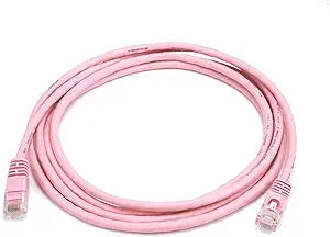 Monoprice 103713 7FT Cat5e Ethernet Cable - Pink — main product image