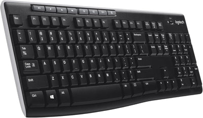 Logitech 920-003051 K270 Wireless Keyboard Long Battery Life