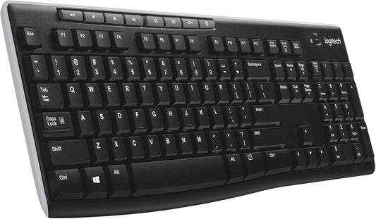 Logitech 920-003051 K270 Wireless Keyboard Long Battery Life