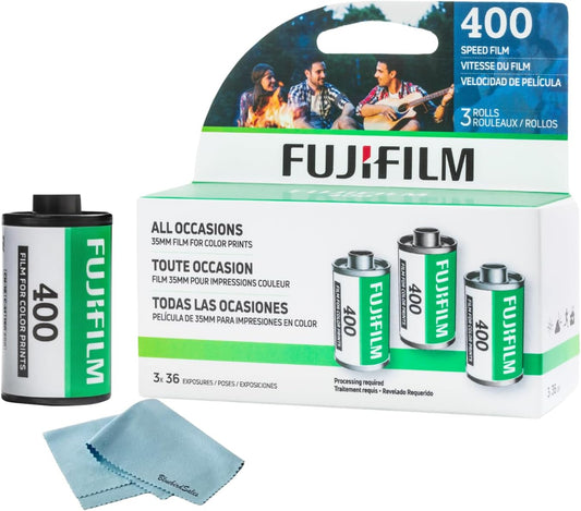 Fujifilm Fuji 400 Color Negative Film 35mm 3-Pack