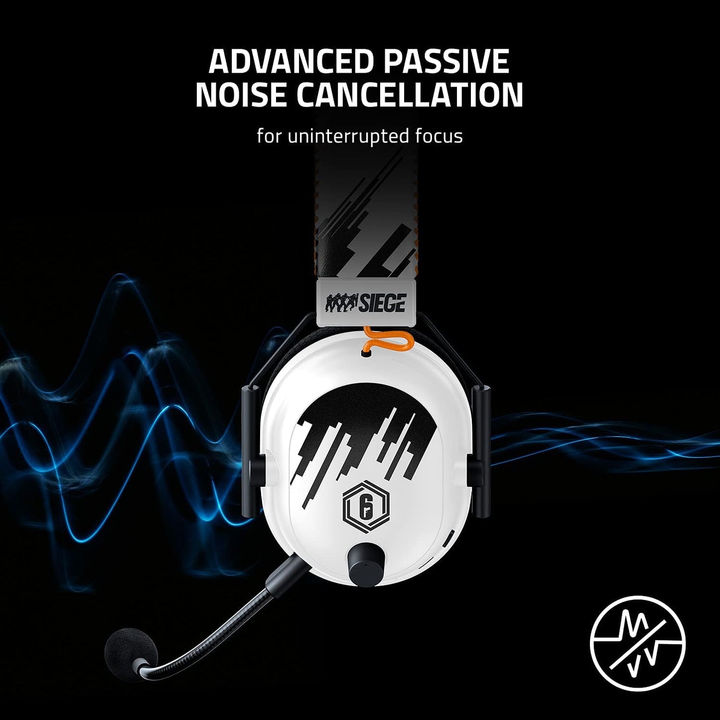 Razer RZ04-03220200-R3M1 BlackShark V2 Pro Six Siege Edition Gaming Headset