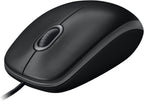 Logitech 910-001601 M100 Corded USB Mouse Black