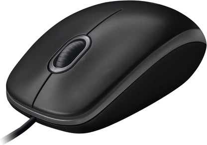 Logitech 910-001601 M100 Corded USB Mouse Black