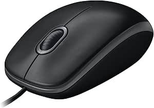 Logitech 910-001601 M100 Corded Mouse - Wired USB Black