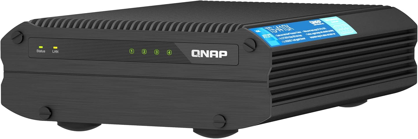 QNAP TS-i410X-8G-US 4-Bay Industrial Fanless 10GbE NAS