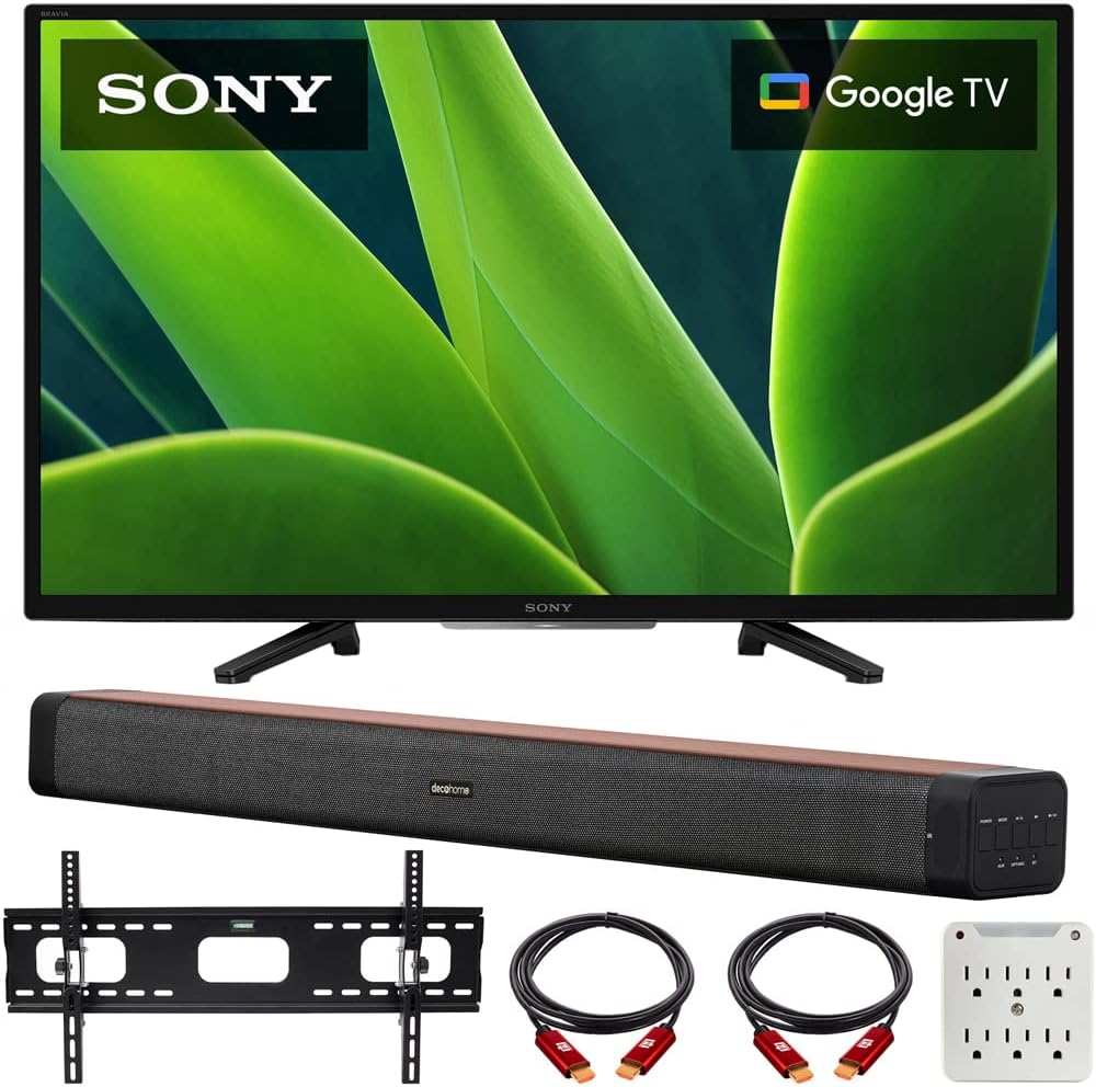 Sony E2SNKD32W830K 32" LED TV Soundbar Bundle